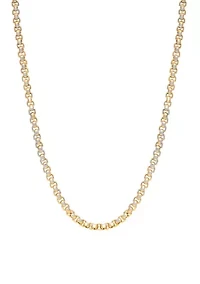 Stainless Steel 24 Inch Chain Gold IP Plated