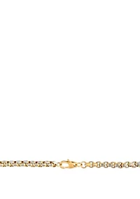 Stainless Steel 24 Inch Chain Gold IP Plated