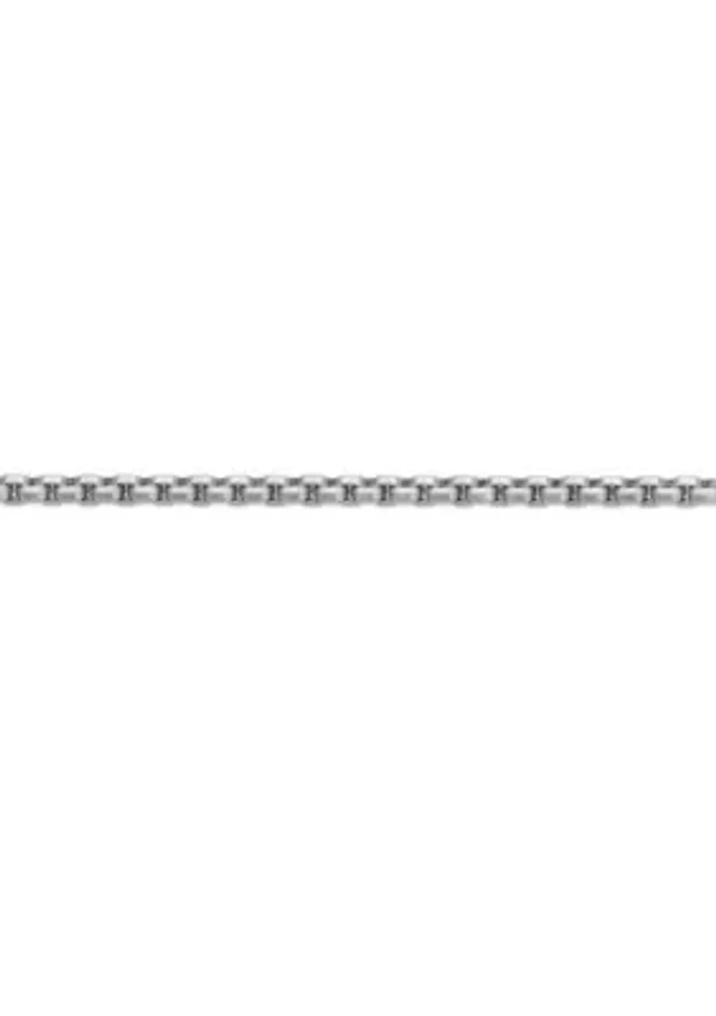 Stainless Steel 5MM Round Box Chain Necklace, 24" Length
