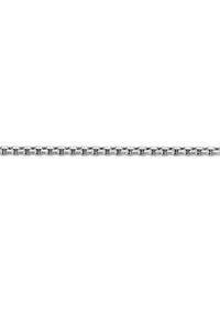 Stainless Steel 5MM Round Box Chain Necklace, 24" Length