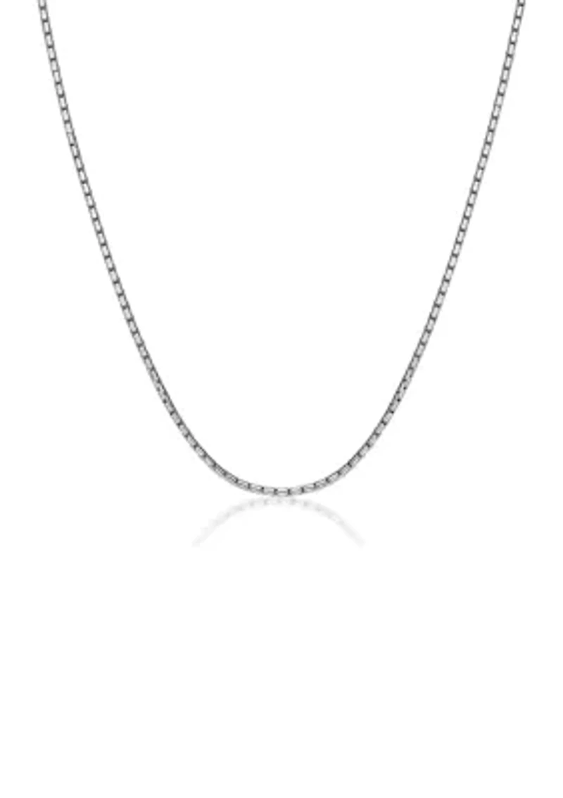 Stainless Steel 2.5 Millimeter Snake Chain Necklace, 24 Inch