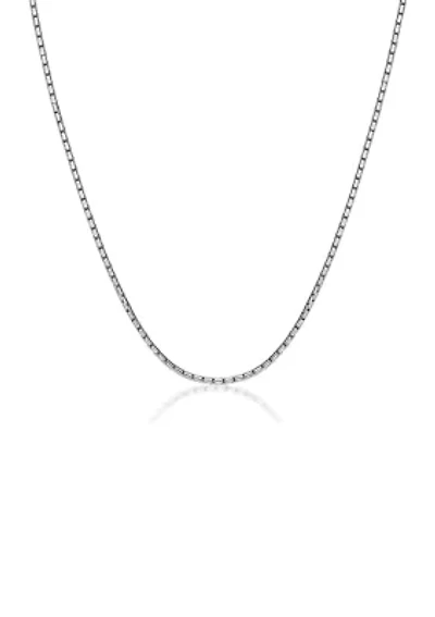 Stainless Steel 2.5 Millimeter Snake Chain Necklace, 24 Inch