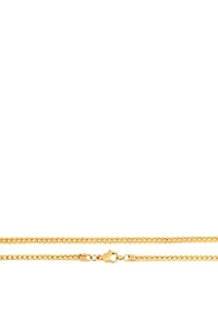 24 Inch Stainless 2.5 Millimeter Franco Necklace with Whole GIP