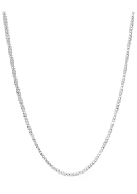 Stainless Steel 2.5 Millimeter Franco Chain Necklace