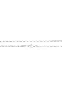 Stainless Steel 2.5 Millimeter Franco Chain Necklace