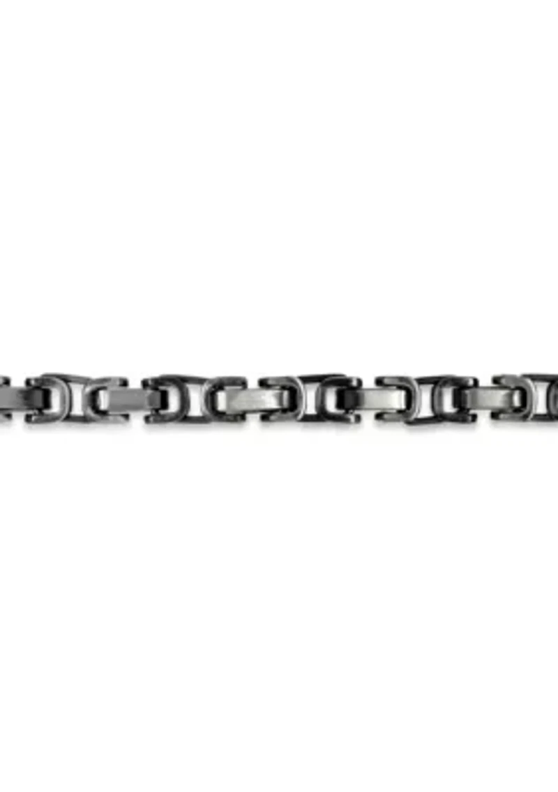 Stainless Steel Link Chain Brace W/ Antique Finish