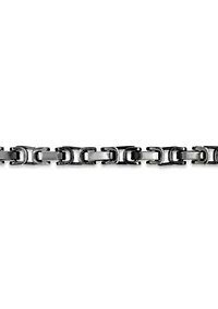 Stainless Steel Link Chain Brace W/ Antique Finish