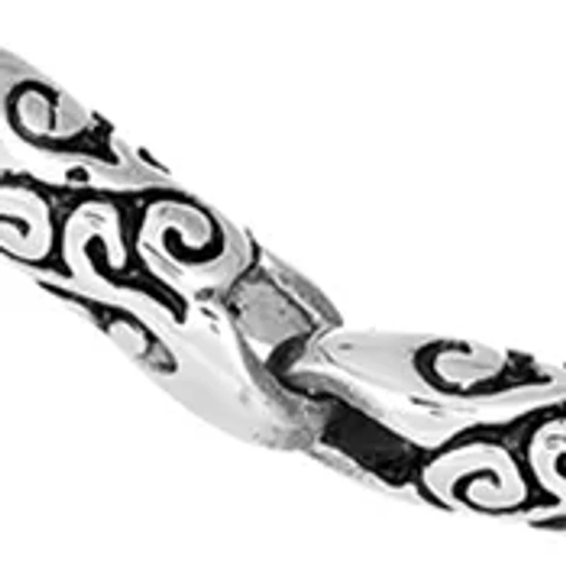 Stainless Steel 4.5 Millimeter Link Chain Necklace, 24 Inch