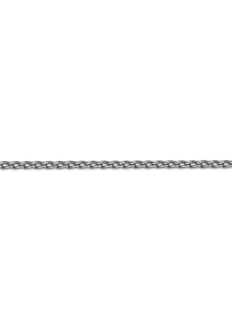 Stainless Steel 3MM Twist Link  Chain Bracelet with Push Lock, 9"