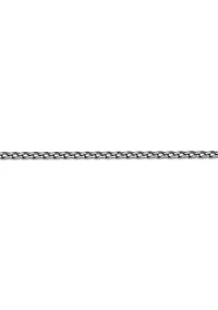 Stainless Steel 3MM Twist Link  Chain Bracelet with Push Lock, 9"