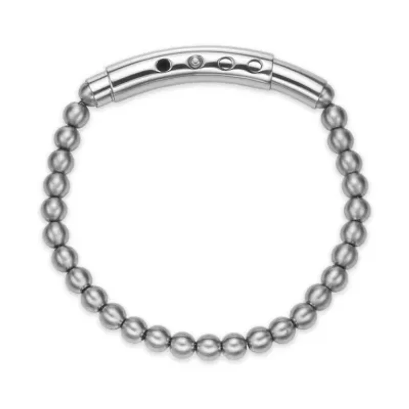 Stainless Steel 6mm Beaded Bracelet
