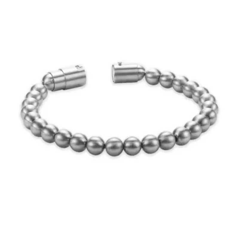Stainless Steel 8mm Beaded Bracelet