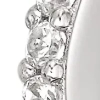 Lab Created Lab-Grown Diamond Accent Ear Cuff Sterling Silver