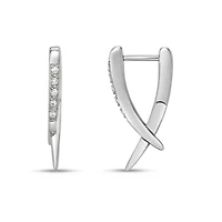 Lab Created 1/10 ct. t.w. Lab-Grown Diamond Earrings Sterling Silver