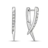 Lab Created 1/10 ct. t.w. Lab-Grown Diamond Earrings Sterling Silver