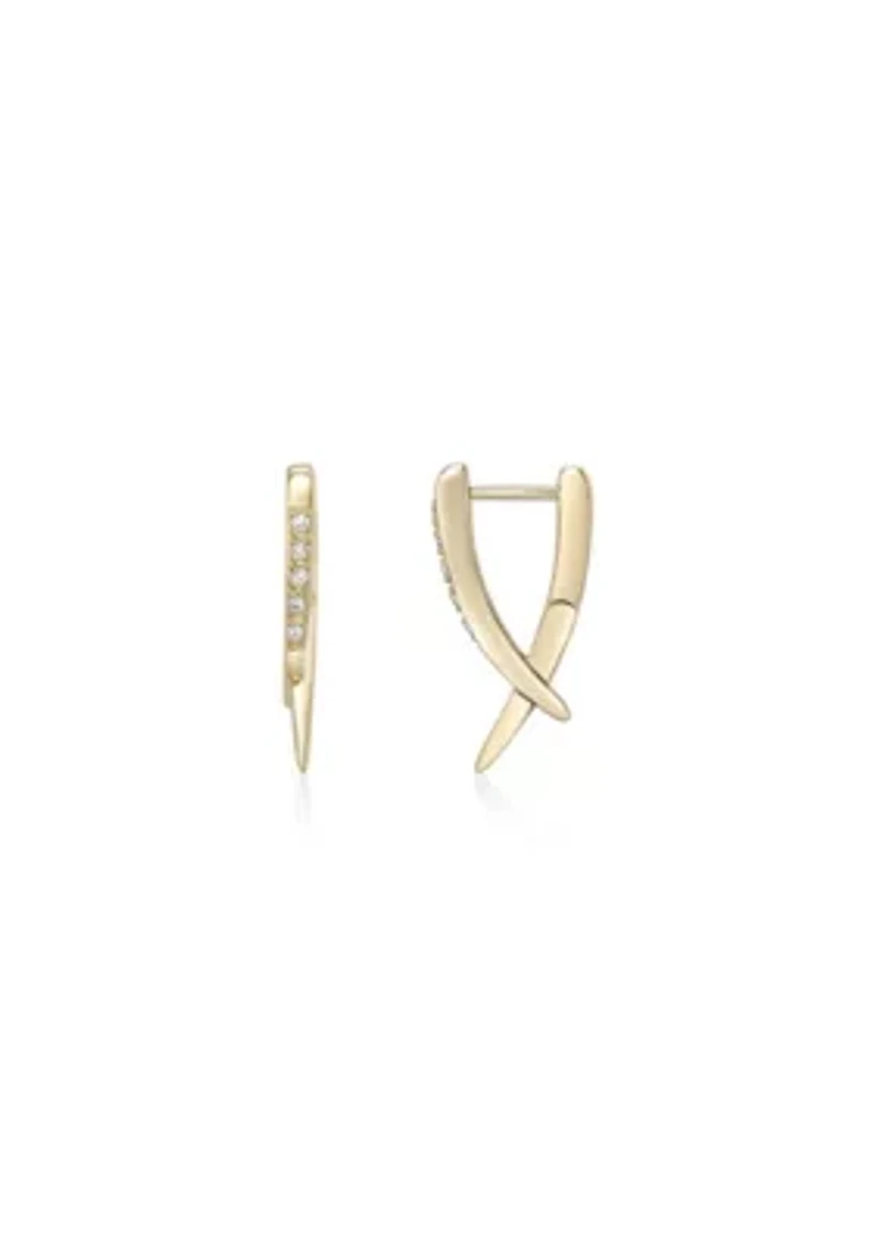 Lab Created 1/10 ct. t.w. Lab-Grown Diamond Earrings Sterling Silver