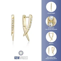 Lab Created 1/10 ct. t.w. Lab-Grown Diamond Earrings Sterling Silver