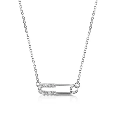 Lab Created 1/10 ct. t.w. Lab-Grown Diamond Pendant Necklace Sterling Silver