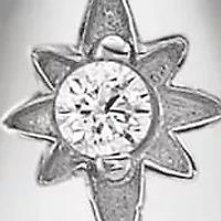 Lab Created 1/10 ct. t.w. Lab-Grown Diamond Hoop Earrings Sterling Silver