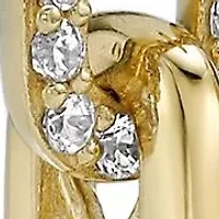 Lab Created 1/3 ct. t.w. Lab Grown Diamond Drop Earrings in 18K Gold Plated Silver