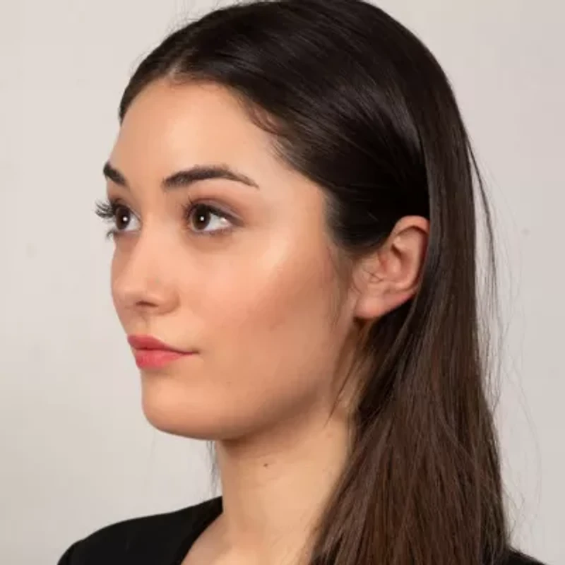 Lab Created Lila Moon Lab-Grown Diamond Accent Heart Nose Stud in 10K Gold