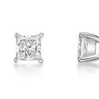 Lab Created 5/8 ct. t.w. Lab Grown Diamond Stud Earrings in 14K White Gold