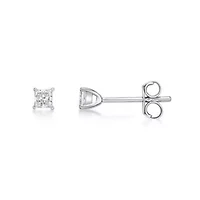 Lab Created 5/8 ct. t.w. Lab Grown Diamond Stud Earrings in 14K White Gold