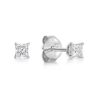 Lab Created 5/8 ct. t.w. Lab Grown Diamond Stud Earrings in 14K White Gold