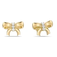 Lab Created Gemminded Lab-Grown Diamond Accent Earrings in 18k Gold Over Silver
