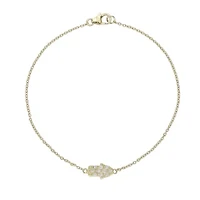 Lab Created Gemminded 1/ ct. t.w. Lab-Grown Diamond Bracelet in 18K Gold Over Silver