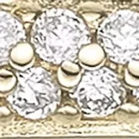 Lab Created 18k Gold Plated Sterling Silver 1/8 cttw. Lab Grown Diamond Toggle Pendan Necklace