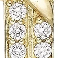 Lab Created 18k Gold Plated Sterling Silver 1/6 ct. t.w. Lab Grown Diamond Sword Pendant Necklace