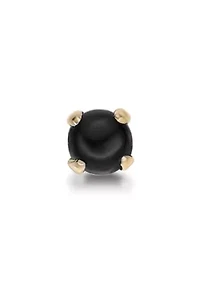 Lila Moon Onyx Nose Stud in 14K Gold