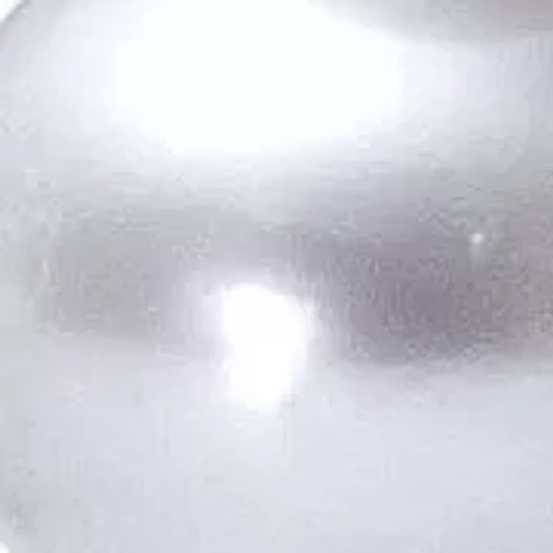 Sterling Silver Pearl Beaded Station Hoop Earrings