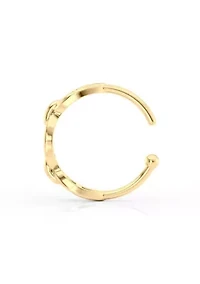 Lila Moon Open Nose Ring in 10K Gold