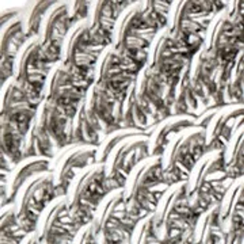 Knot Mesh Cuff Bracelet – Steel Tone