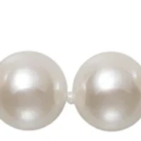 6 Millimeter A Quality Cultured Freshwater Pearl Inch Strand Necklace in 14K Yellow Gold