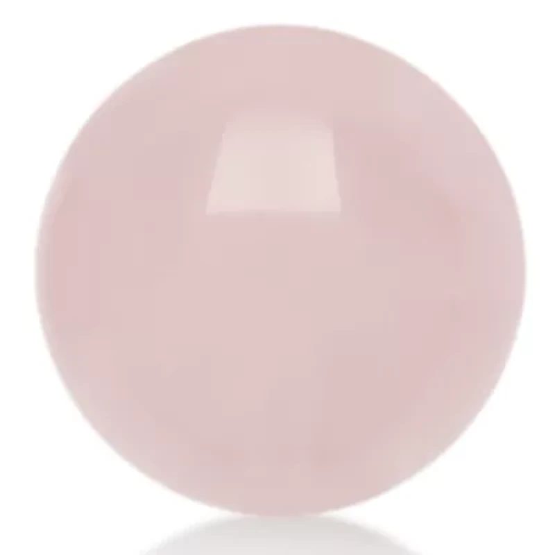 Sterling Silver Rose Quartz Stud Earrings