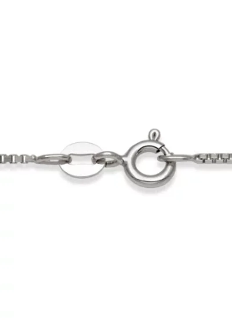 Sterling Silver Freshwater Pearl and Crystal Earring and Pendant Set