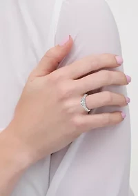 1.25 ct. t.w. Princess-Cut Diamond Three Stone Ring 14K White Gold