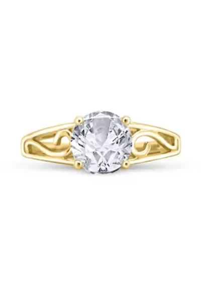 1 C.T.T.W Diamond 14K Solitaire Ring