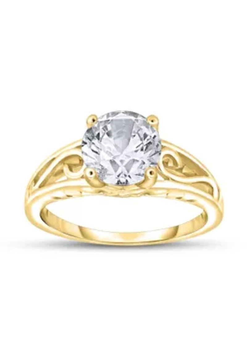 1 C.T.T.W Diamond 14K Solitaire Ring