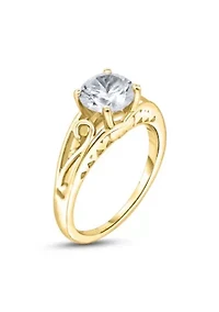 1 C.T.T.W Diamond 14K Solitaire Ring