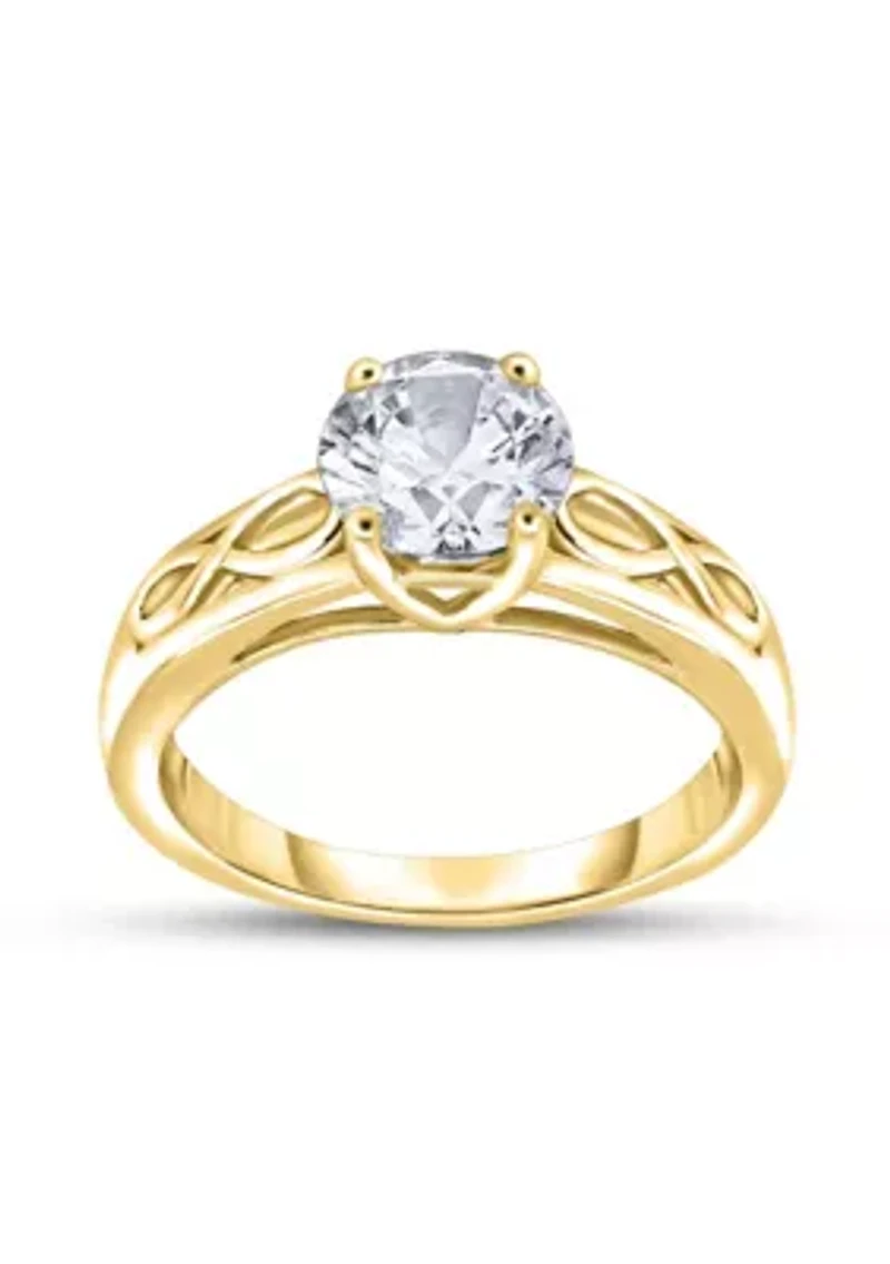 1 C.T.T.W Diamond 14K Solitaire Ring