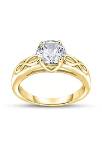 1 C.T.T.W Diamond 14K Solitaire Ring