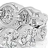 1.0 ct. t.w. Round-cut Diamond Tennis Bracelet in 10K White Gold