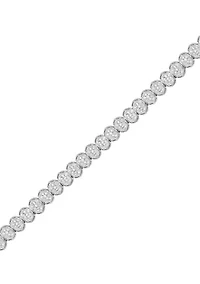 1.0 ct. t.w. Round-cut Diamond Tennis Bracelet in 10K White Gold