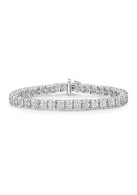 3 ct. t.w. Diamond Cluster Tennis Bracelet in Sterling Silver (H-I/I2-I3)