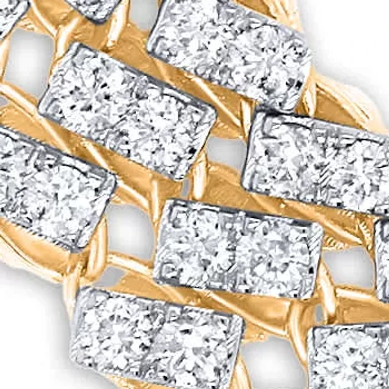 Lab Created Sterling Silver 5 Cttw Lab-Grown GH/SI2 Diamond Bracelet