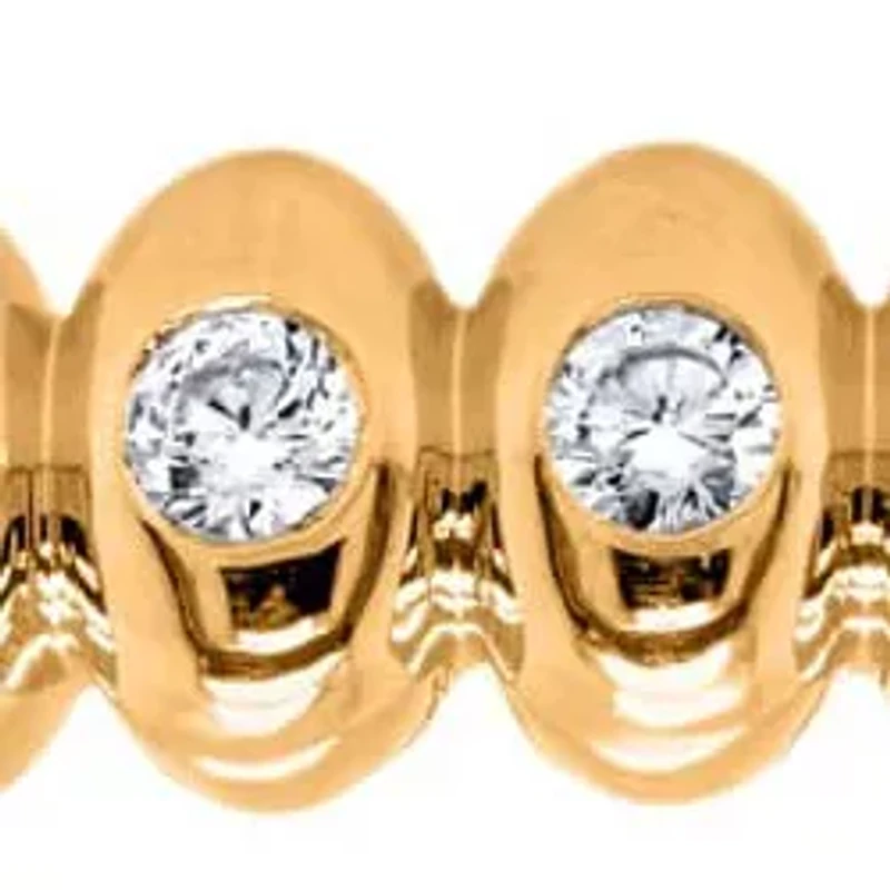 Lab Created Sterling Silver 1 Cttw Lab-Grown GH/SI2 Diamond Bracelet